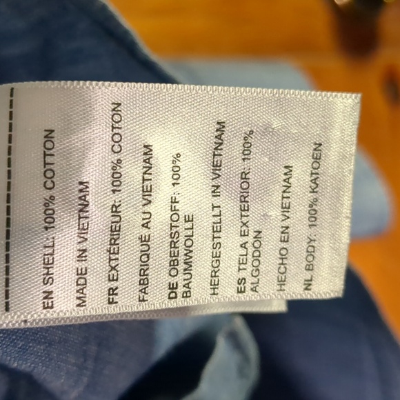 UNTUCKit* men's cotton chambray button front long sleeve collared dress shirt - Picture 11 of 14